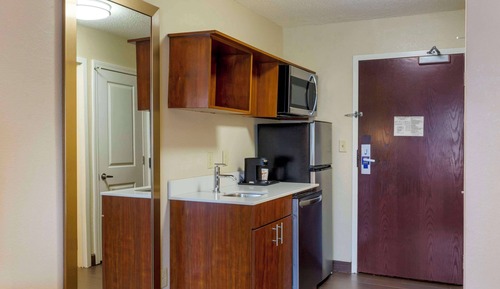 Efficiency, Habitación, 1 cama de matrimonio grande, no fumadores, cocina básica