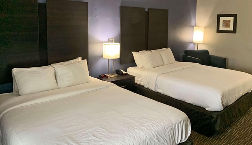 Habitación estándar, 2 camas de matrimonio, no fumadores