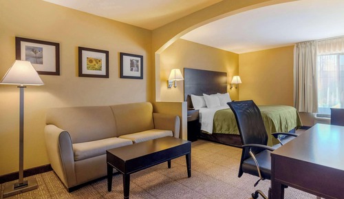 Suite, 1 cama de matrimonio grande con sofá cama