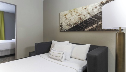 Suite estudio, 1 cama de matrimonio grande con sofá cama