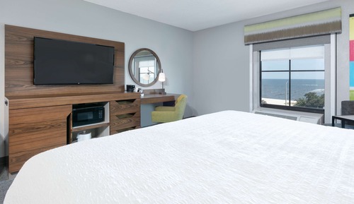 Habitación, 1 cama de matrimonio grande, vistas a la playa