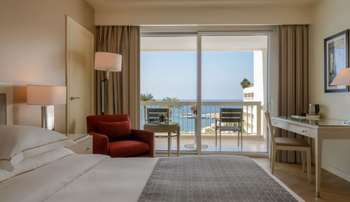 Habitación Deluxe, 1 cama de matrimonio grande, vistas al mar