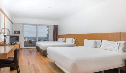 Habitación cuádruple estándar, vistas al mar