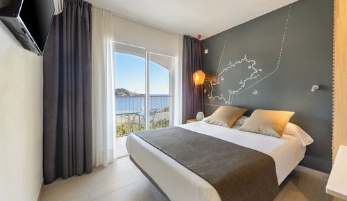 Habitación doble, vistas al mar