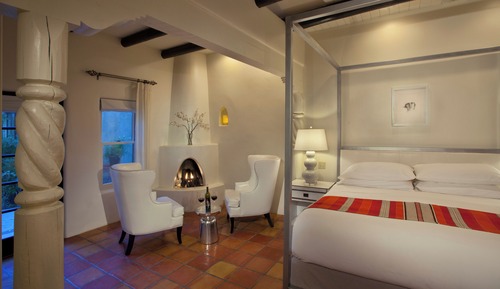 Habitación Deluxe, 1 cama de matrimonio grande, vistas al patio (The Romantic Room)