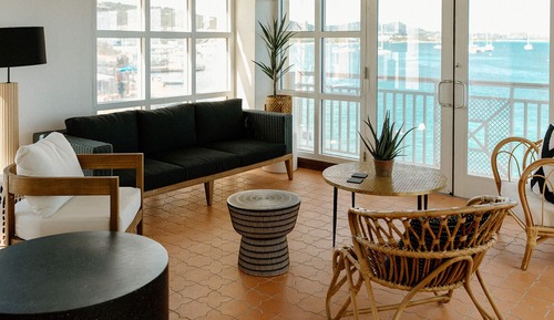 Suite estudio de lujo, 1 cama de matrimonio grande, vistas al puerto
