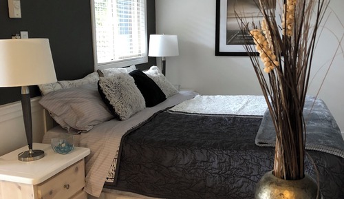 Suite estudio de luna de miel, 1 cama de matrimonio grande con sofá cama, vistas al mar, planta baja