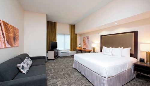 Suite Deluxe, 1 cama de matrimonio grande, no fumadores (Mobility/Hearing Access, Roll-in Shwr)