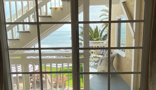 Habitación estándar, 1 cama de matrimonio, vistas parciales al mar