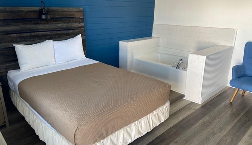 Habitación individual romántica, 1 cama de matrimonio, bañera de hidromasaje
