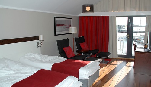 Habitación doble superior, 2 camas individuales, vistas al puerto