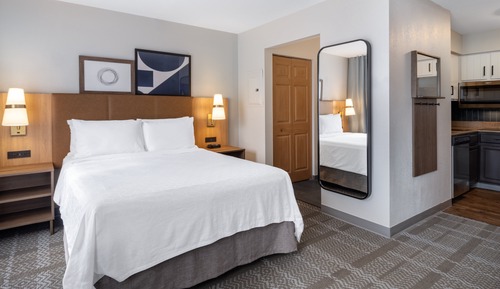 Suite estudio, 1 cama de matrimonio, cocina