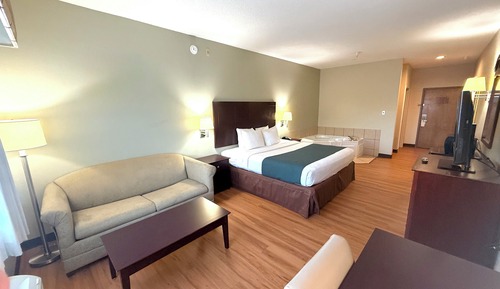Habitación, 1 cama de matrimonio grande, no fumadores, bañera de hidromasaje