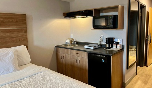 Habitación, 2 camas de matrimonio, no fumadores, cocina básica
