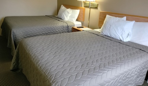 Habitación estándar, 2 camas de matrimonio, no fumadores, frigorífico y microondas