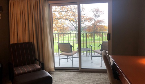 Suite estudio, 1 cama de matrimonio grande, vistas al campo de golf