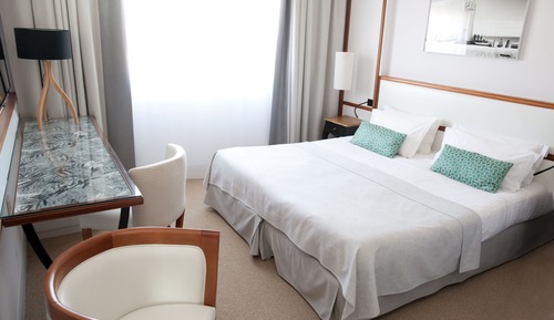 Habitación triple, vistas a la ciudad