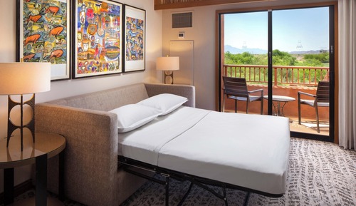 Suite, 1 cama de matrimonio grande con sofá cama