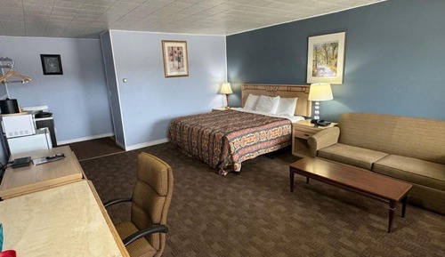 Habitación, 1 cama de matrimonio grande con sofá cama, no fumadores, cocina básica