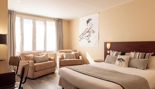 Habitación familiar, vistas a la ciudad