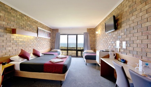 Habitación cuádruple estándar, no fumadores, vistas al mar