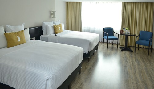Habitación estándar, 2 camas de matrimonio, no fumadores