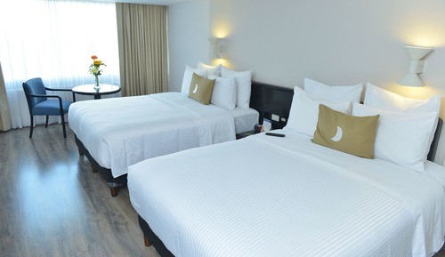 Habitación estándar, 2 camas de matrimonio, no fumadores