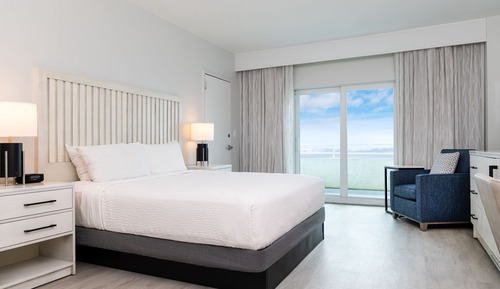 Habitación estándar, 1 cama de matrimonio grande, frente al mar