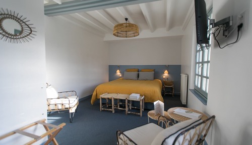 Habitación, terraza (Moulin de l'Abbaye)