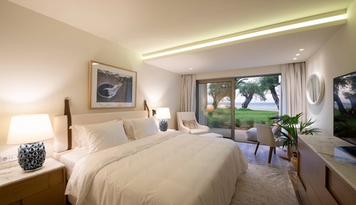 Habitación, 1 cama de matrimonio grande, no fumadores, vistas al mar (Emerald Retreat Sea View)