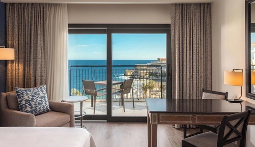 Habitación superior, 2 camas de matrimonio, no fumadores, vistas al mar