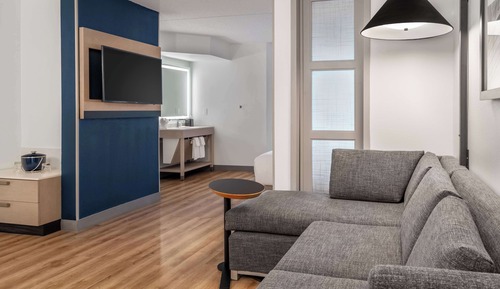 Habitación, 1 cama de matrimonio grande con sofá cama