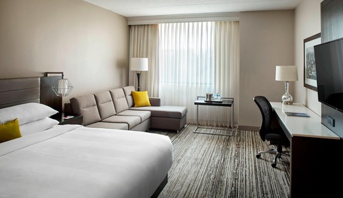 Habitación, 1 cama de matrimonio grande con sofá cama