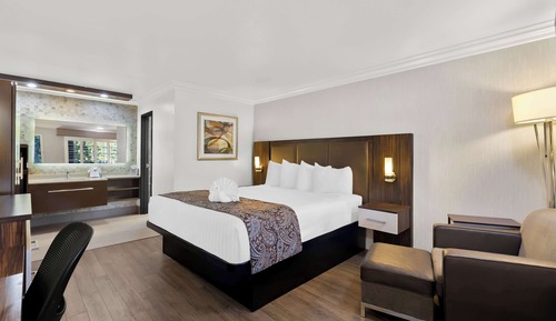 Habitación estándar, 1 cama de matrimonio grande, no fumadores, frigorífico y microondas