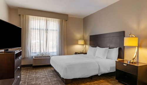 Habitación estándar, 1 cama de matrimonio grande, no fumadores, frigorífico y microondas
