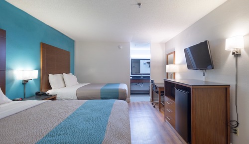 Habitación Deluxe, 2 camas de matrimonio, accesible para personas con discapacidad, no fumadores