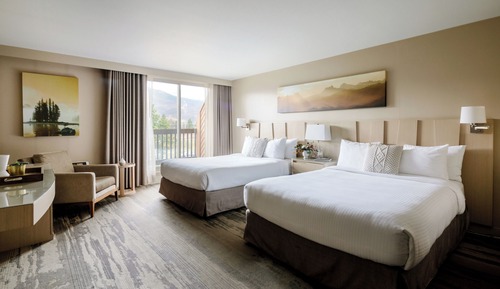 Habitación estándar, 2 camas de matrimonio, balcón