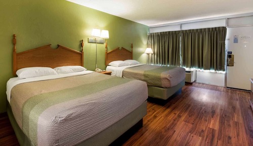 Habitación estándar, 2 camas dobles, fumadores