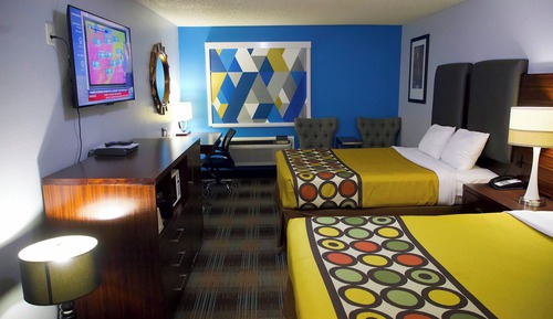 Habitación estándar doble, 2 camas de matrimonio, no fumadores, planta baja