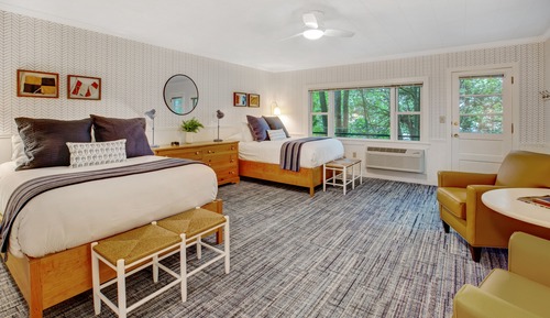 Habitación Deluxe, 2 camas dobles (Champlain House Guest Room)