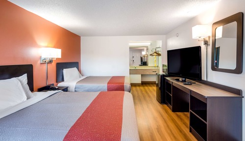 Habitación estándar, 2 camas dobles, fumadores, frigorífico y microondas