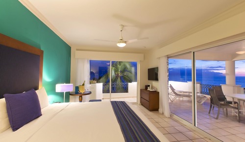 Habitación de luna de miel, 1 cama de matrimonio grande, vistas al mar