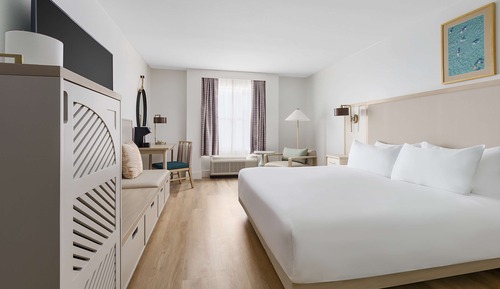Habitación, 1 cama de matrimonio grande (Mobility, Hearing, Roll-In Shower)