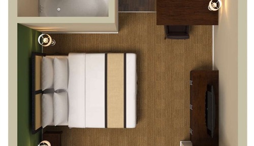 Estudio, 1 cama de matrimonio, no fumadores