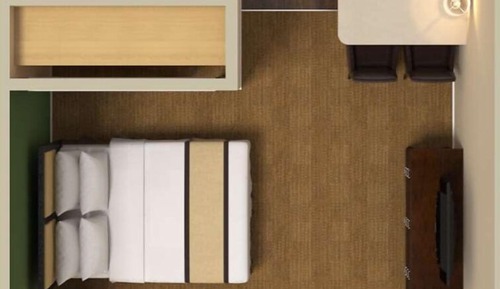 Estudio, 2 camas de matrimonio, no fumadores