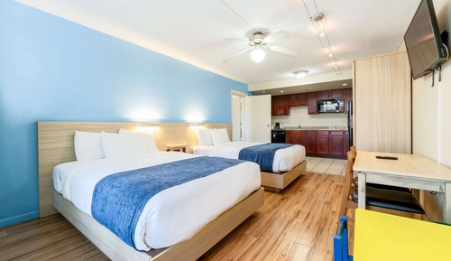Habitación Deluxe, 2 camas de matrimonio, no fumadores