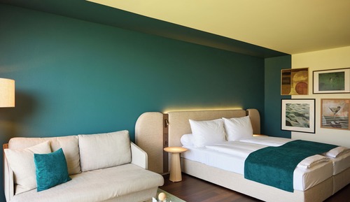 Habitación superior, vistas al jardín