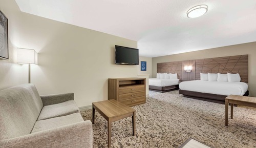 Habitación estándar, varias camas, no fumadores, balcón (Larger Room)