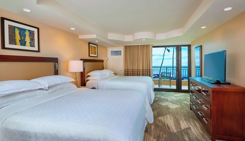 Suite Deluxe, 2 camas de matrimonio, frente al mar