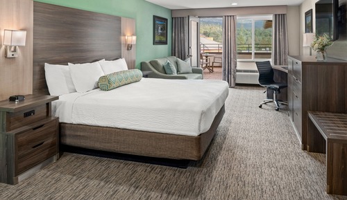 Suite, 1 cama de matrimonio grande con sofá cama, balcón